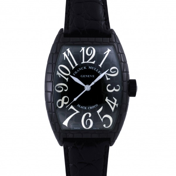 franckmuller tonneaucurvex フランク・ミュラー トノウカーベックス ブラッククロコ 9880scblkcro