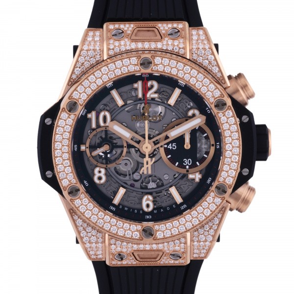 hublot bigbang ウブロ ビッグバン ウニコ キングゴールド パヴェ 441.ox.1180.rx.1704