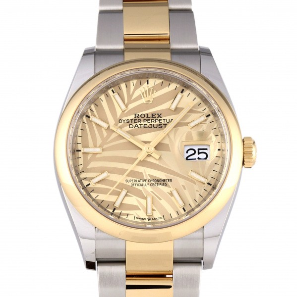 rolex datejust ロレックス デイトジャスト 36 ゴールデンパームモチーフ 126203