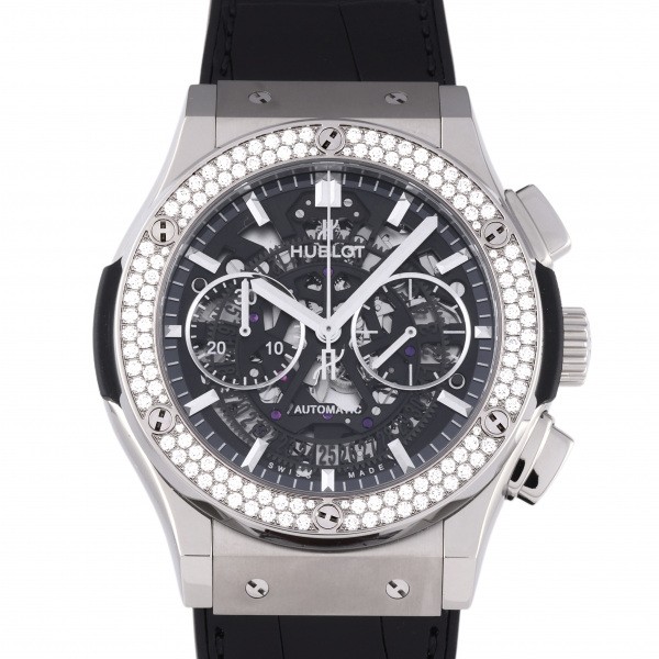 hublot classicfusion ウブロ クラシックフュージョン アエロフュージョン クロノグラフ チタニウム ベゼルダイヤ 525.nx.0170.lr.1104