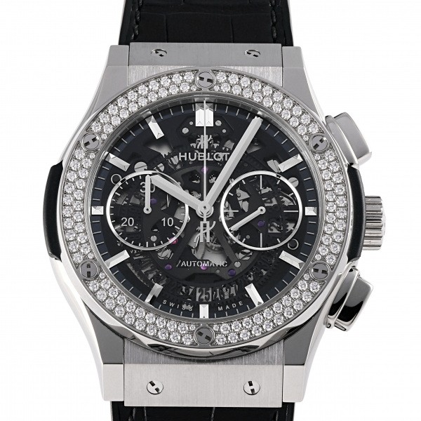 hublot classicfusion ウブロ クラシックフュージョン アエロフュージョン クロノグラフ チタニウム ベゼルダイヤ 525.nx.0170.lr.1104