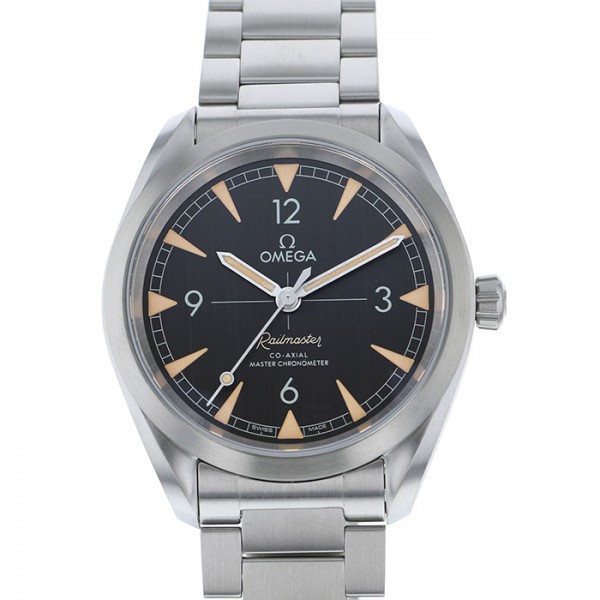 オメガ OMEGA シーマスター レイルマスター コーアクシャル マスタークロノメーター 220.10.40.20.01.001 ブラック文字盤 新品 腕時計 メンズ