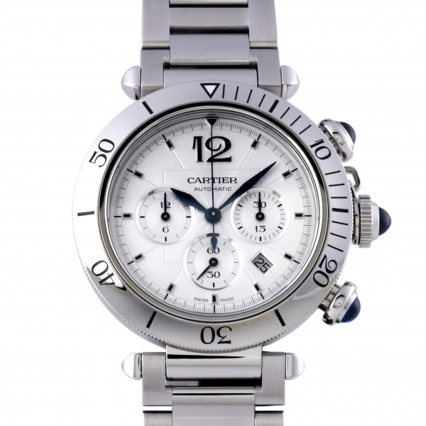 cartier pasha カルティエ パシャ ドゥ カルティエ クロノグラフ wspa0018