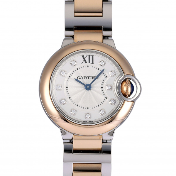 Cartier バロンブルー テーブルクロック置時計 シルバー Cartier