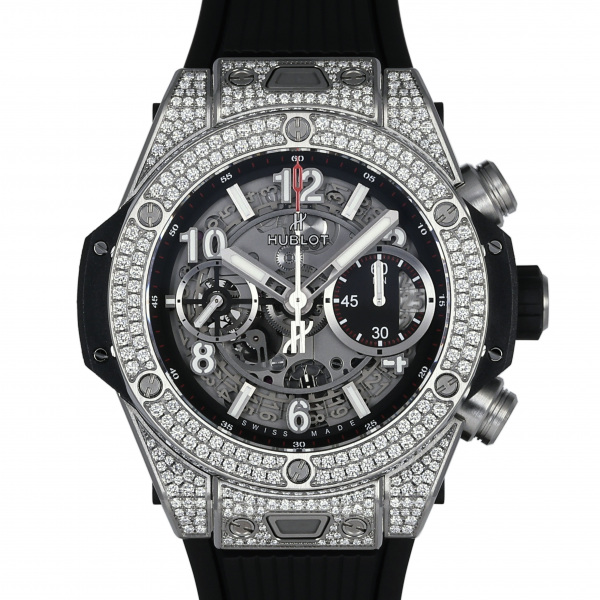 hublot bigbang ウブロ ビッグバン ウニコ チタニウム パヴェ 441.nx.1170.rx.1704