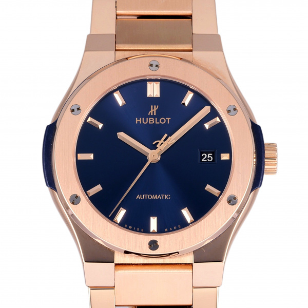 hublot classicfusion ウブロ クラシックフュージョン ブルー キングゴールド ブレスレット 548.ox.7180.ox