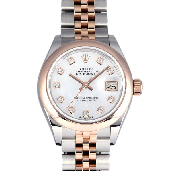 rolex datejust ロレックス デイトジャスト ホワイトシェル 279161ng