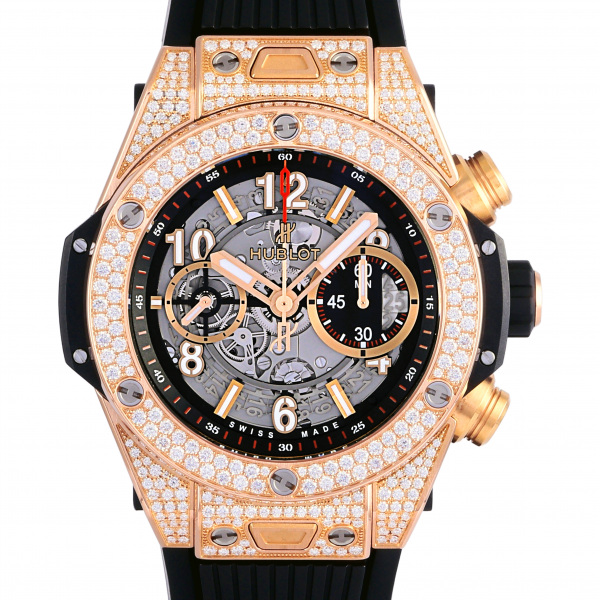 hublot bigbang ウブロ ビッグバン ウニコ キングゴールド パヴェ 411.ox.1180.rx.1704