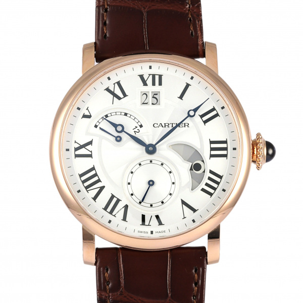 cartier rotonde カルティエ ロトンド ロトンド ドゥ カルティエ グランドデイト レトログラード w1556240