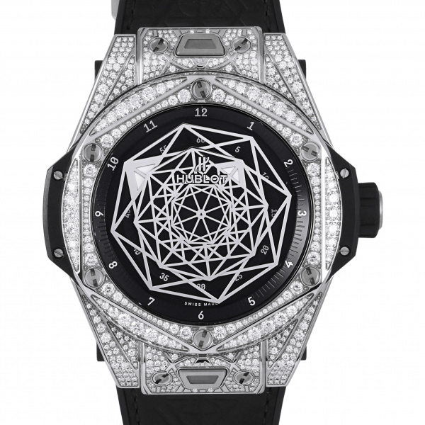 hublot bigbang ウブロ ビッグバン ウニコ サンブルー チタニウム パヴェ 415.nx.1112.vr.1704.mxm17