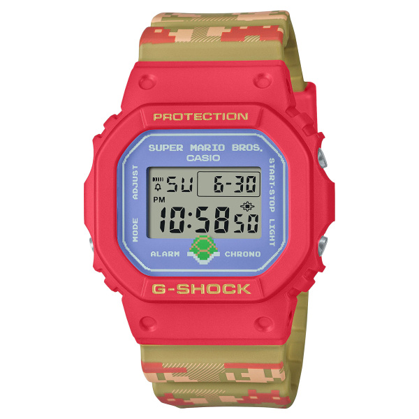 casio gshock カシオ Gショック SUPER MARIO BROTHERS DIGITAL 5600 SERIES dw-5600smb-4jr