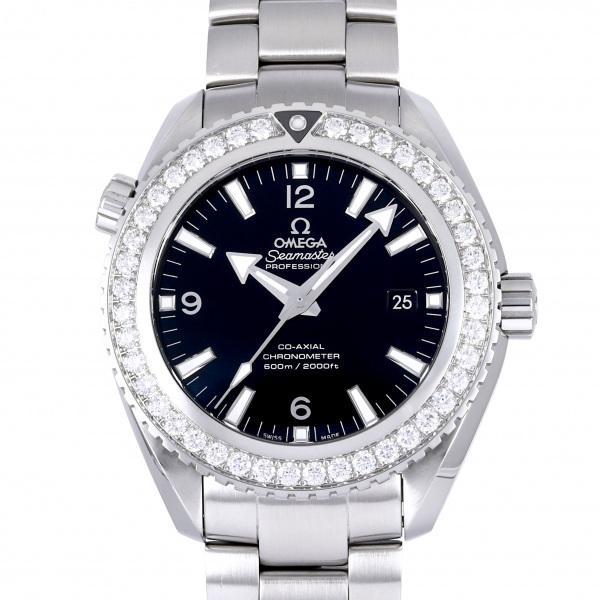 オメガ OMEGA シーマスター プラネットオーシャン 600M コーアクシャル 45.5MM 232.15.46.21.01.001 ブラック文字盤 中古 腕時計 メンズ