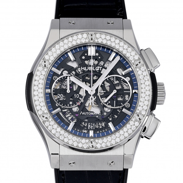 hublot classicfusion ウブロ クラシックフュージョン アエロ・フュージョン クロノグラフ チタニウム ダイヤモンド 525.nx.0170.lr.1104