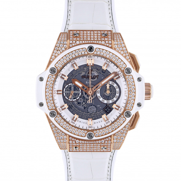 恒寶 金威 宇舶 王權 Unico 金王 白 鋪路 701.oe.0128.gr.1704