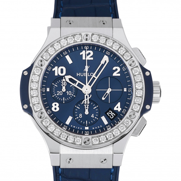 hublot bigbang ウブロ ビッグバン スチール ブルー ダイヤモンド 341.sx.7170.lr.1204