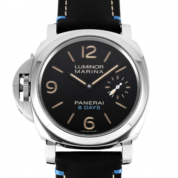 パネライ PANERAI ルミノール レフトハンド 8デイズ アッチャイオ PAM00796 ブラック文字盤 中古 腕時計 メンズ