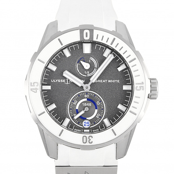 ulyssenardin diver ユリス・ナルダン ダイバー ダイバー クロノメーター グレートホワイト リミテッド 世界限定300本 1183-170le-3/90-gw