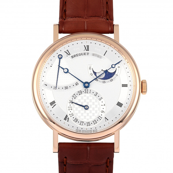 【美品/希少レア】純正 正規品 Breguet プレゲ 腕時計 駒 3コマ 新品] ブレゲ クラシック 7137BR159VU ギョーシェ シルバー K18