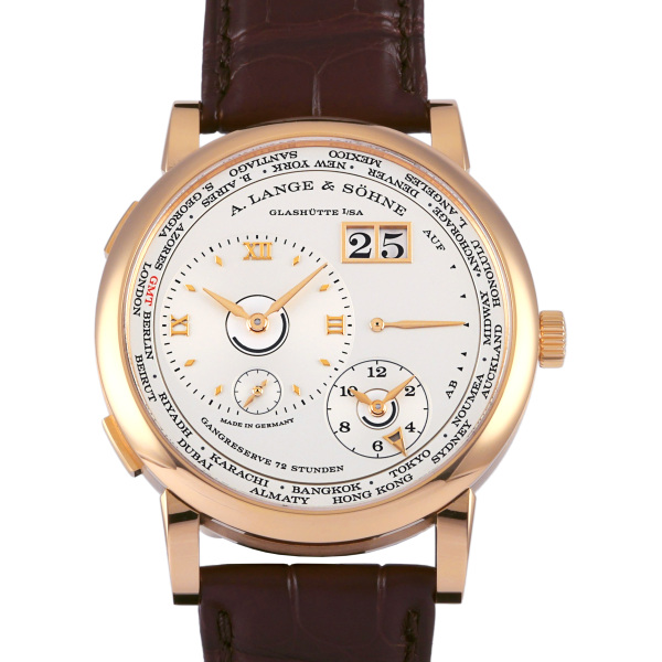 ゆき 中古] ランゲ＆ゾーネ ランゲ1 タイムゾーン ホワイトゴールド