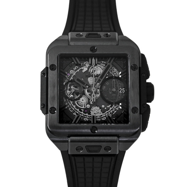 hublot squarebangunico HUBLOT Square Banunico All Black 250 limited editions 821.cx.0140.rx
