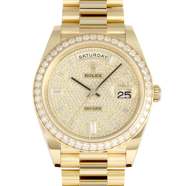rolex daydate ロレックス デイデイト 40 全面ダイヤ 228348rbr