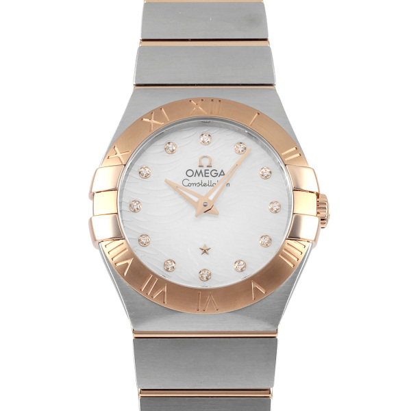 omega constellation オメガ コンステレーション クォーツ 27MM 123.20.27.60.55.007