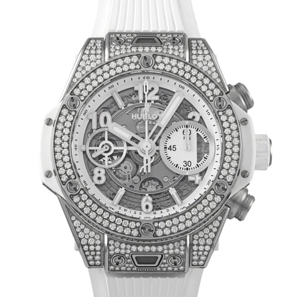 hublot bigbang ウブロ ビッグバン ウニコ チタニウム ホワイト パヴェ 441.ne.2010.rw.1704