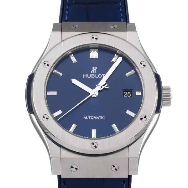 hublot classicfusion ウブロ クラシックフュージョン チタニウム ブルー 542.nx.7170.lr