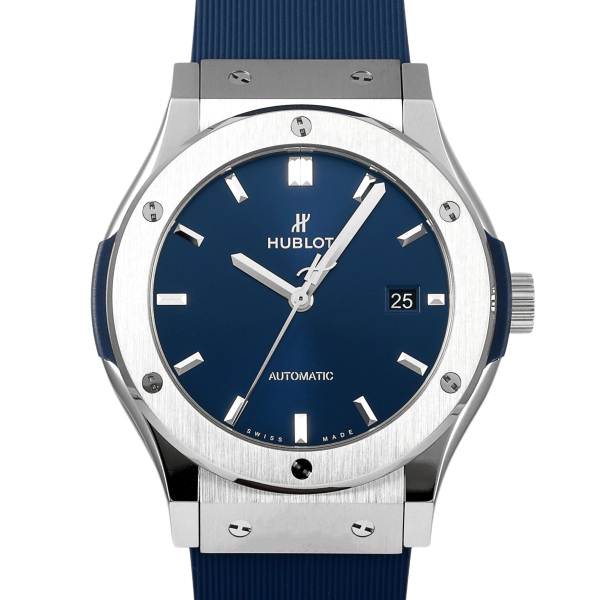 hublot classicfusion ウブロ クラシックフュージョン チタニウム ブルー 542.nx.7170.rx
