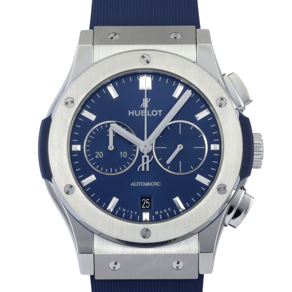 hublot classicfusion ウブロ クラシックフュージョン クロノグラフ チタニウム ブルー 541.nx.7170.rx