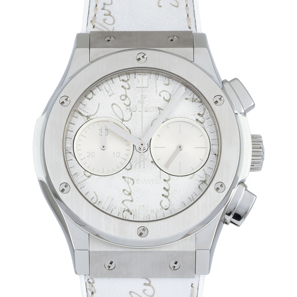 hublot classicfusion ウブロ クラシックフュージョン クロノグラフ ベルルッティ スクリットフラットビアンコ 日本限定100本 521.ne.050w.vr.jber18