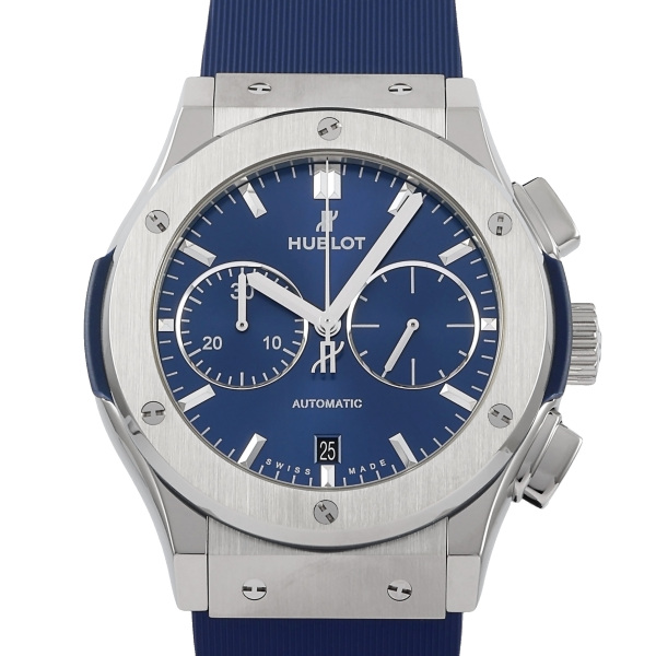 hublot classicfusion ウブロ クラシックフュージョン クロノグラフ チタニウム ブルー 521.nx.7170.rx