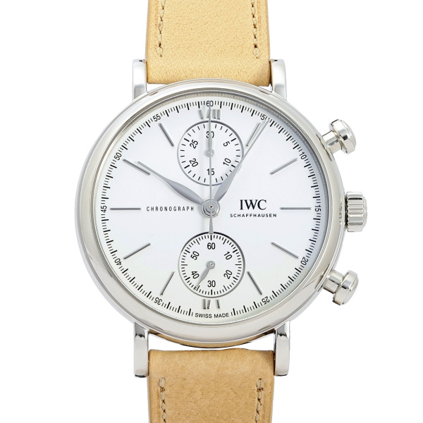 IWC Portofino Chronograph 39 IW391502 Silver dial New Watch mens