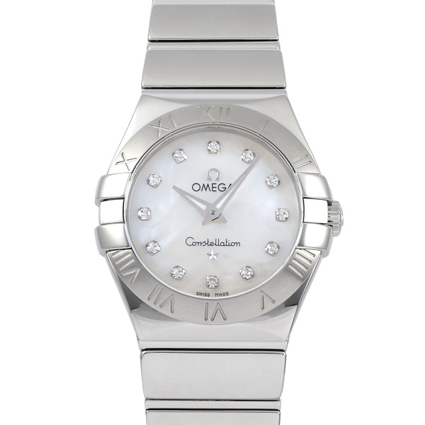 omega constellation オメガ コンステレーション クォーツ 27 MM 123.10.27.60.55.002