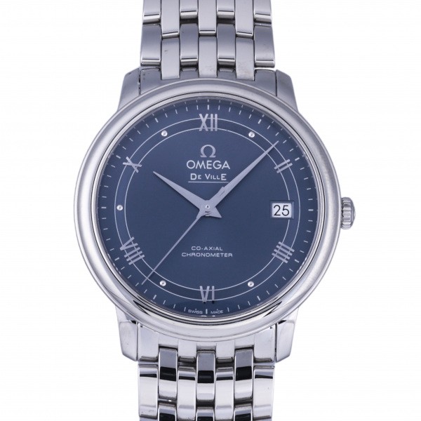 オメガ OMEGA デ・ヴィル プレステージ コーアクシャル クロノメーター 36.8MM 424.10.37.20.03.002 ブルー文字盤 新品 腕時計 メンズ