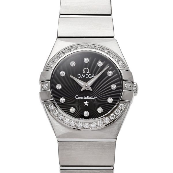 omega constellation オメガ コンステレーション クォーツ 24mm 123.15.24.60.51.001