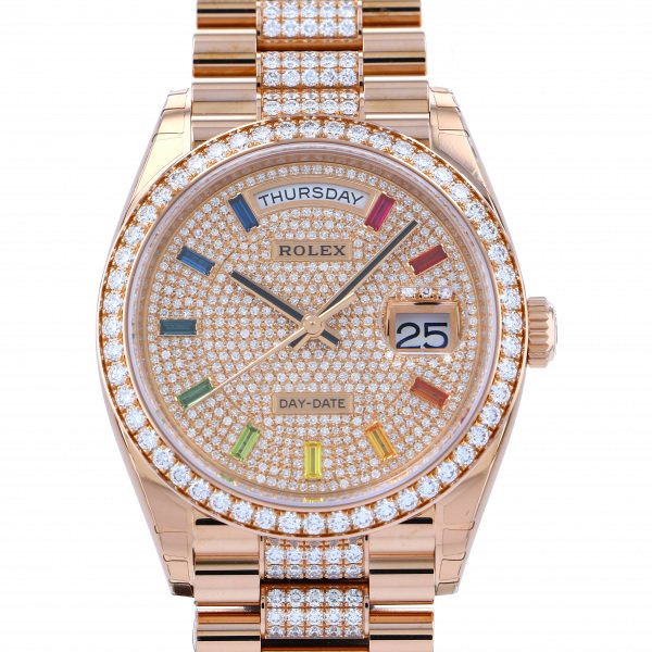 rolex daydate ロレックス デイデイト 36 レインボー 128345rbr