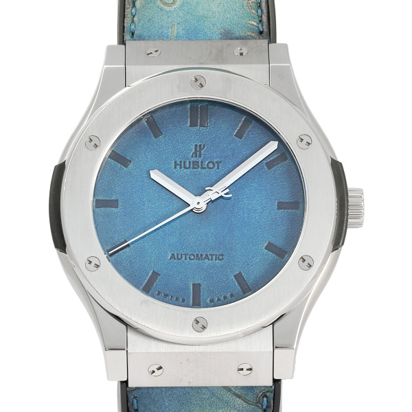 hublot classicfusion ウブロ クラシックフュージョン ベルルッティ スクリットオーシャンブルー 世界限定500本 511.nx.050b.vr.ber16