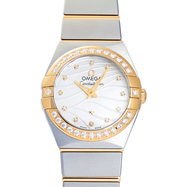 omega constellation オメガ コンステレーション クォーツ 24 MM 123.25.24.60.55.011