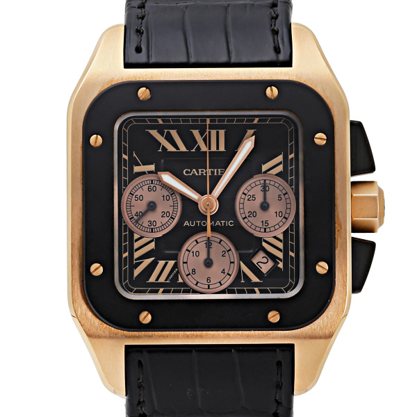 【美品】Cartier／カルティエ　サングラス☆べっ甲柄☆ケース付き☆ 小さな時計屋さんよりブラック文字盤に美しいベゼルのラッカー
