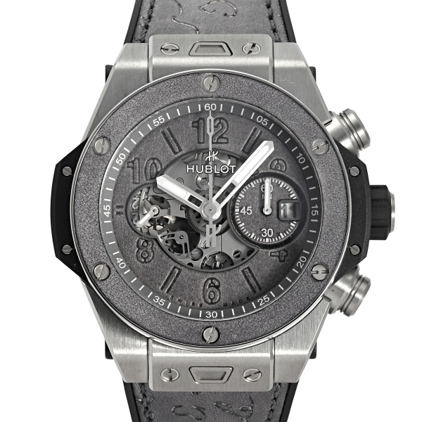 hublot bigbang HUBLOT big Bang Unico Berluti aluminio Japan only 50 421.nx.0500.vr.jber21