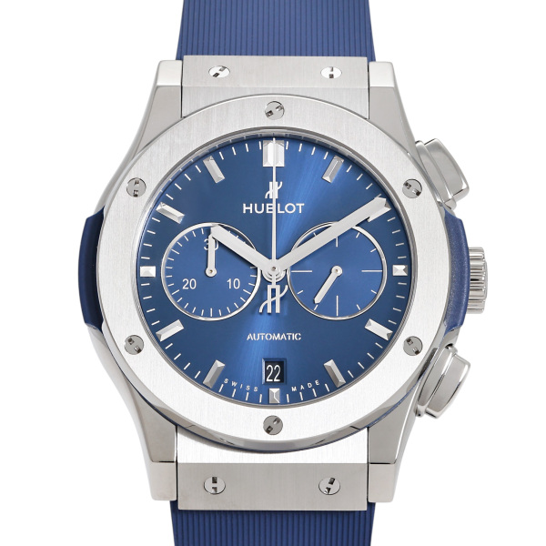 hublot classicfusion ウブロ クラシックフュージョン クロノグラフ チタニウム ブルー 541.nx.7170.rx