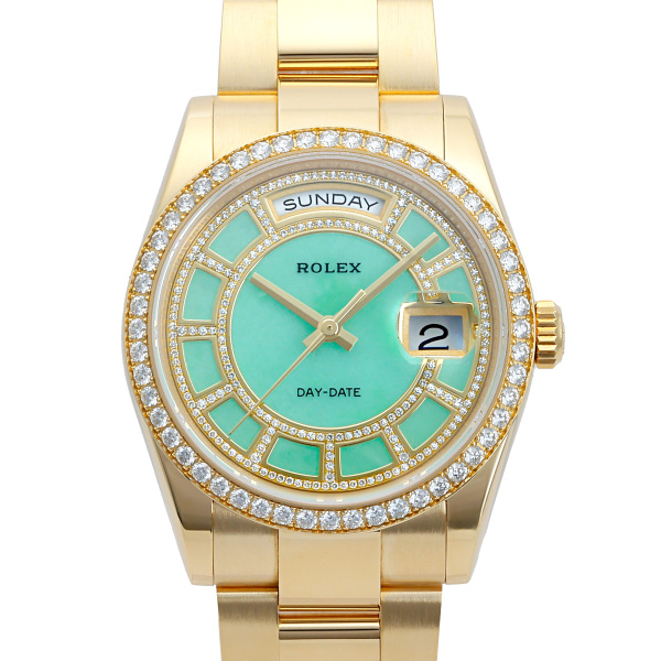 rolex daydate ロレックス デイデイト 36 カルーセル グリーンジェイド 118348