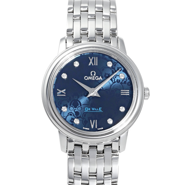 OMEGA OMEGA De Ville Prestige 27.4 MM Orvis Edition 424.10.27.60.53.003 Blue dial New Watch Women