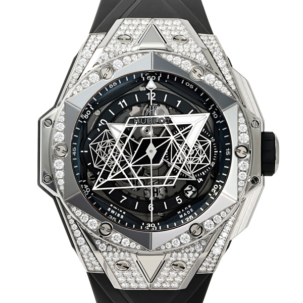 hublot bigbang HUBLOT big Bang Unico Sun Blue II Titanium Pave 418.nx.1107.rx.1604.mxm20
