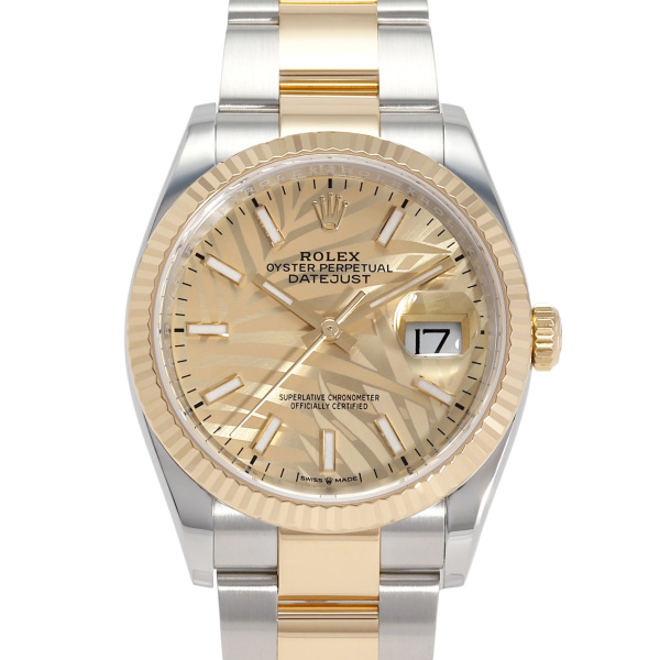 rolex datejust ロレックス デイトジャスト 36 パームモチーフ 126233