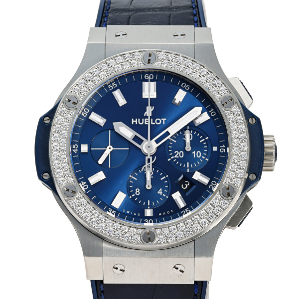hublot bigbang ウブロ ビッグバン スチール ブルー ダイヤモンド 301.sx.7170.lr.1104