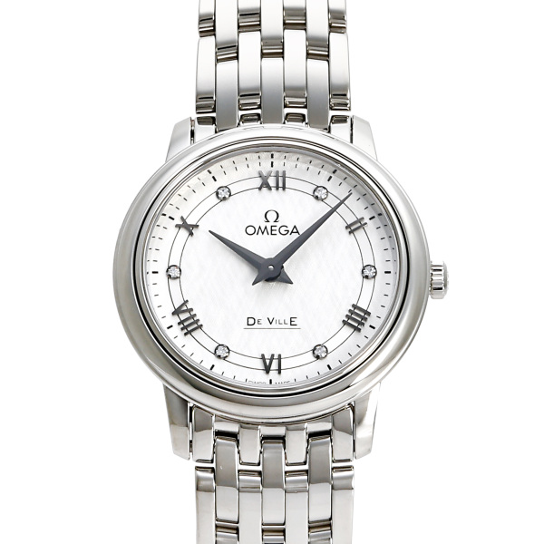OMEGA OMEGA De Ville Prestige 27.4 MM 424.10.27.60.52.002 Silver dial New Watch Women