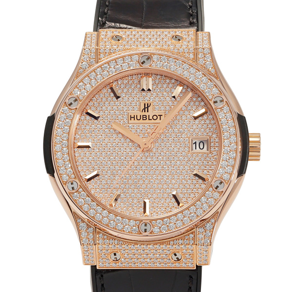hublot classicfusion HUBLOT Classic fusion King Gold Full pave 511.ox.9010.lr.1704