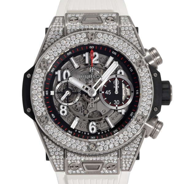 hublot bigbang ウブロ ビッグバン ウニコ チタニウム パヴェ 411.nx.1170.rx.1704